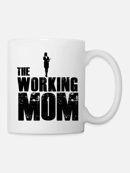 La maman qui travaille - Mug blanc - blanc