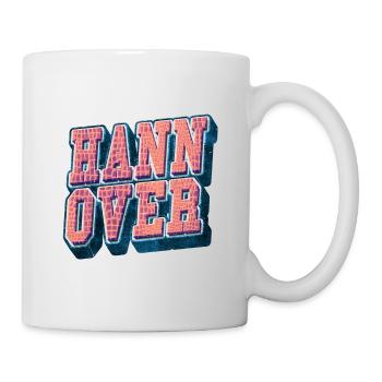 Hanovre Allemagne City Font Vintage Rétro - Mug blanc - blanc - Droite
