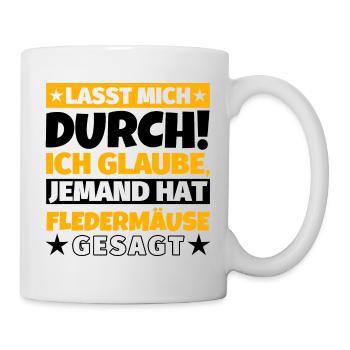 Fledermäuse - Tasse - Weiß - Rechts
