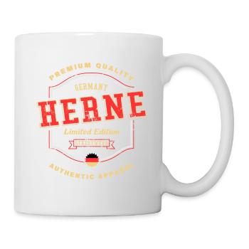 Herne Germany City Font Vintage Retro - Mug - white - Right