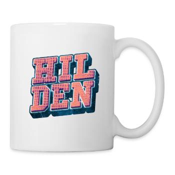 Hilden Allemagne City Font Vintage Rétro - Mug blanc - blanc - Droite