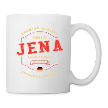 Jena Germany City Font Vintage Retro - Mug - white - Right