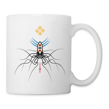Reine - Mug blanc - blanc - Droite