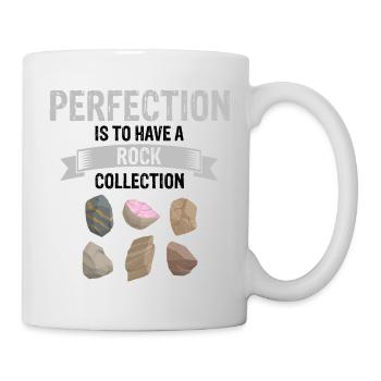 Mineraliensammler und Erze Mineralien Fan - Tasse - Weiß - Rechts