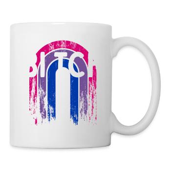 Bi tch Bisexuelle LGBTQ Bi Pride Petite amie LGBT - Mug blanc - blanc - Droite