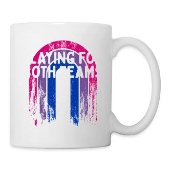 Jouer pour les deux équipes Bisexuel LGBTQ Bi Pride - Mug blanc - blanc - Droite