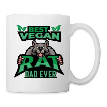 Rat Pet | Vegan Vegan Rat Gift Idea - Mug - white - Right