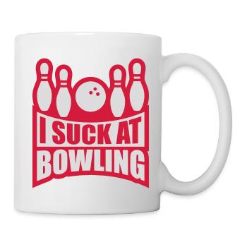 Je suis nul au bowling - Mug blanc - blanc - Droite