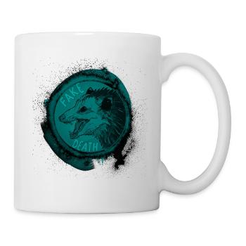 Opossum fake death - Tasse - Weiß - Rechts