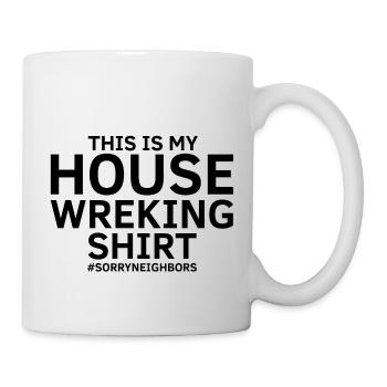 Conception de démolition et de rénovation de maisons - Mug blanc - blanc - Droite