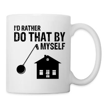 Conception de démolition de maisons et rénovation de maisons - Mug blanc - blanc - Droite