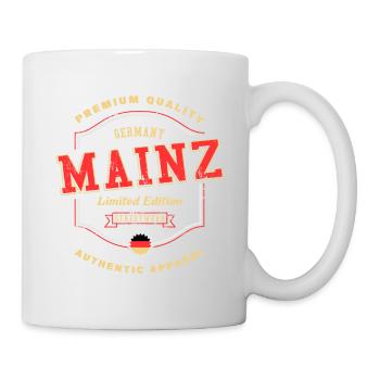 Mayence Allemagne Ville Police Vintage Rétro - Mug blanc - blanc - Droite