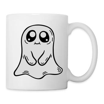 Petite bande dessinée fantôme douce - Mug blanc - blanc - Droite