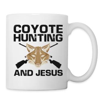 Conception de coyote pour les réacteurs de coyote - Mug blanc - blanc - Droite