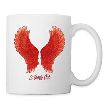 Angels Club - rot - Tasse - Weiß - Rechts