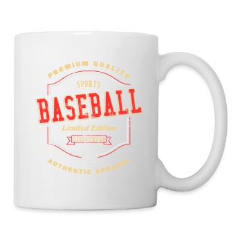 Baseball Sports Font Vintage Retro Home Run - Mug - white - Right