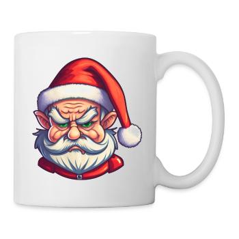 Père Noël, Bad Santa, tenue - Mug blanc - blanc - Droite