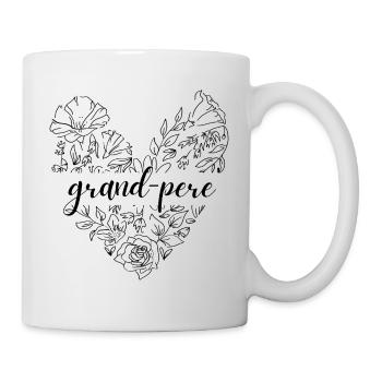 Grand-pere. grand-pere gift - Mug - white - Right