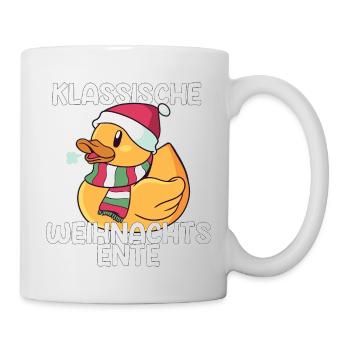 Weihnachten Enten Ente Sprüche Geschenk - Tasse - Weiß - Rechts