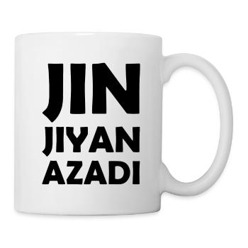 Jin Jiyan Azadi - Women Life Freedom - Mahsa Amini - Mug - white - Right