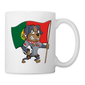 Portugal Fan Dog - Mug - white - Right