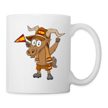 Spanischer Steinbock Fan - Tasse - Weiß - Rechts