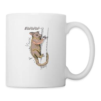 Funny Opossum, Opossum EWWW - Mug - white - Right