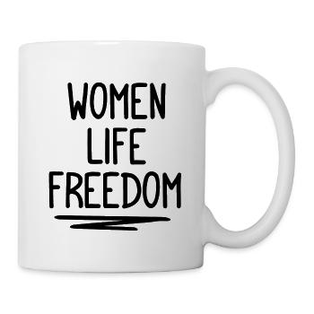 Liberté de vie de femme - Iran - Mahsa Amini - Mug blanc - blanc - Droite
