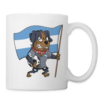 Argentina Fan Dog - Mug - white - Right