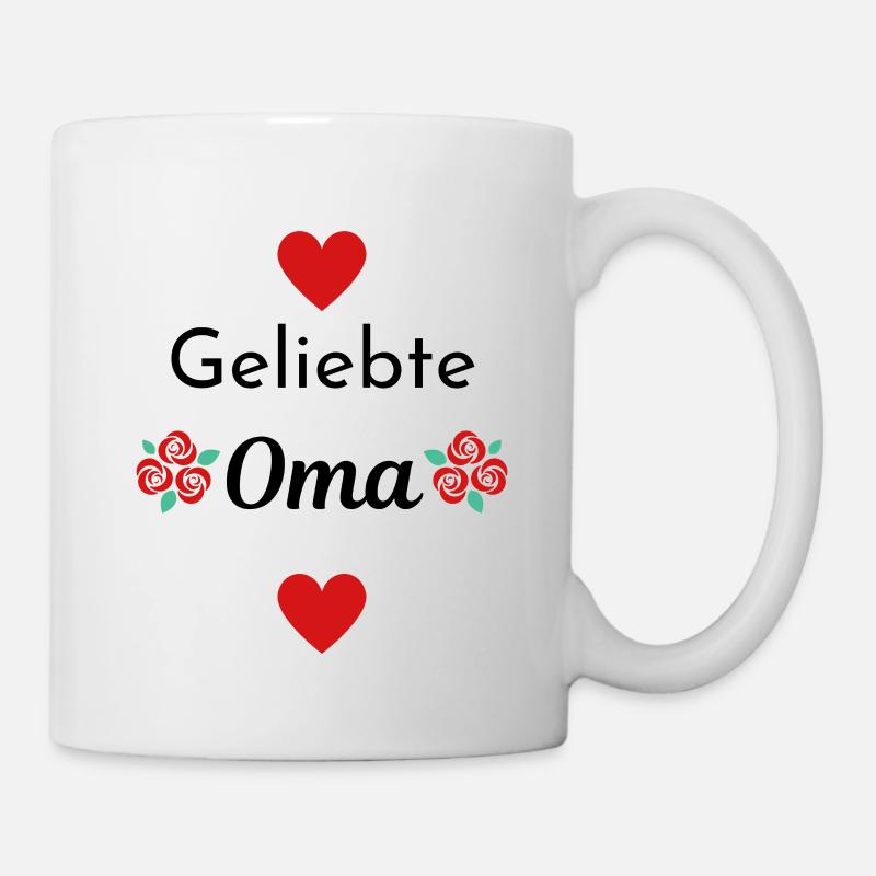 Geliebte Oma - Tasse - Weiß