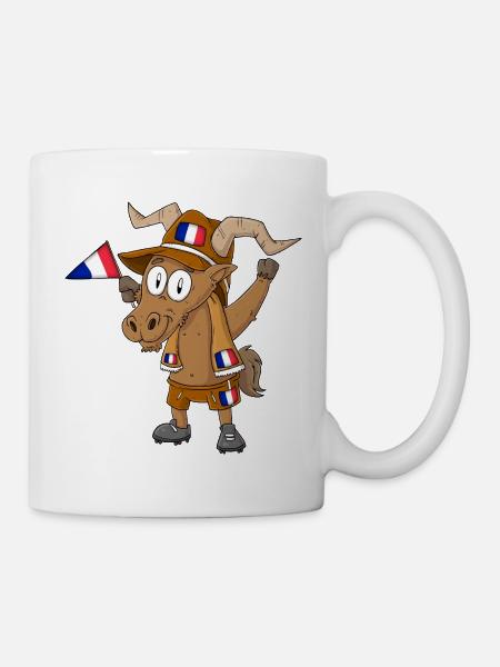 France Capricorn Fan - Mug - white