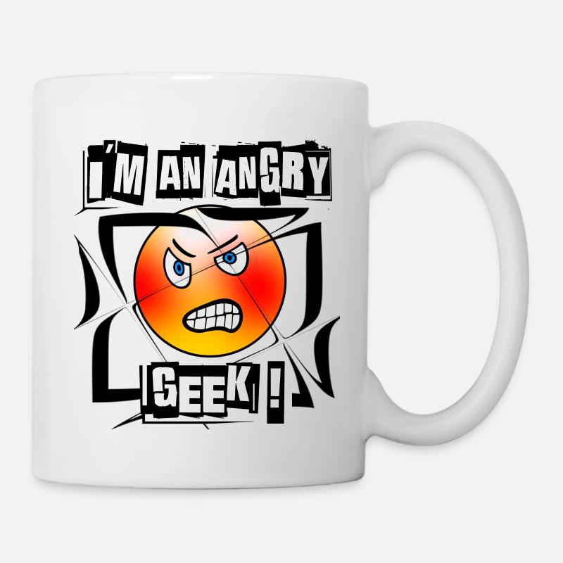 I M AN ANGRY GEEK - Mug blanc - blanc