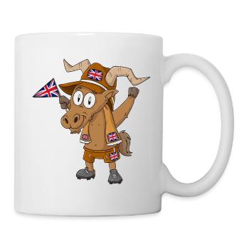 English Capricorn Fan - Mug - white - Right