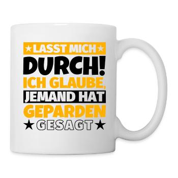 Geparden - Tasse - Weiß - Rechts