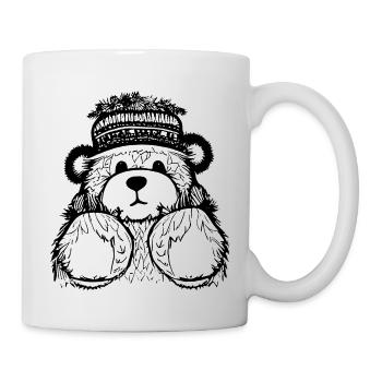 Noël Ours polaire Ours d’hiver Animaux des neiges Animaux 1 - Mug blanc - blanc - Droite