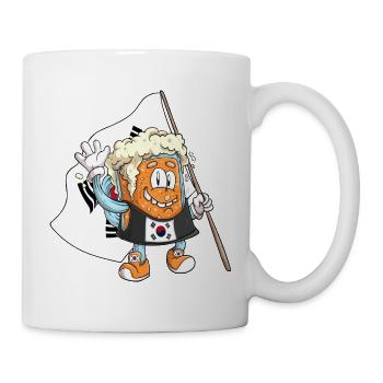 Beer fan of South Korea - Mug - white - Right