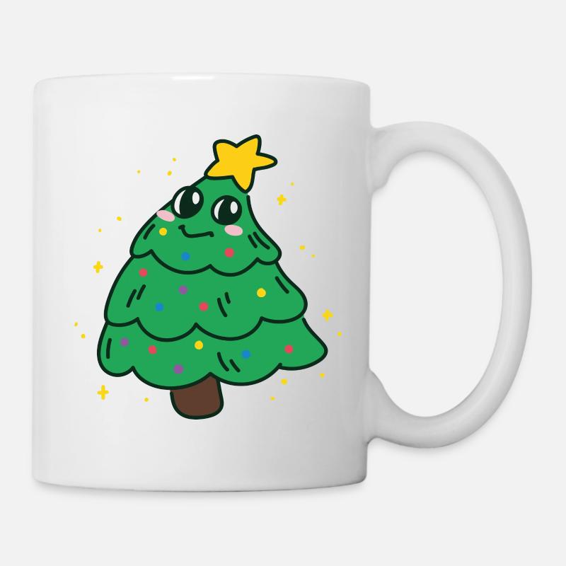 Arbre de Noël - Mug blanc - blanc