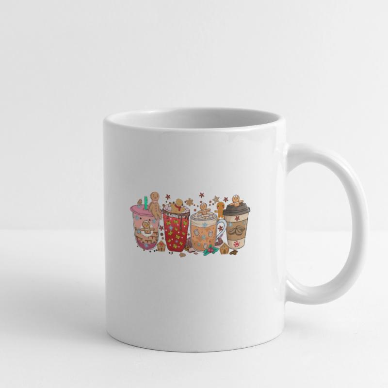 Lebkuchen Kaffee Latte, Weihnachtskaffee Latte Tasse
