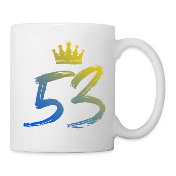 53 Number crown - Mug - white - Right