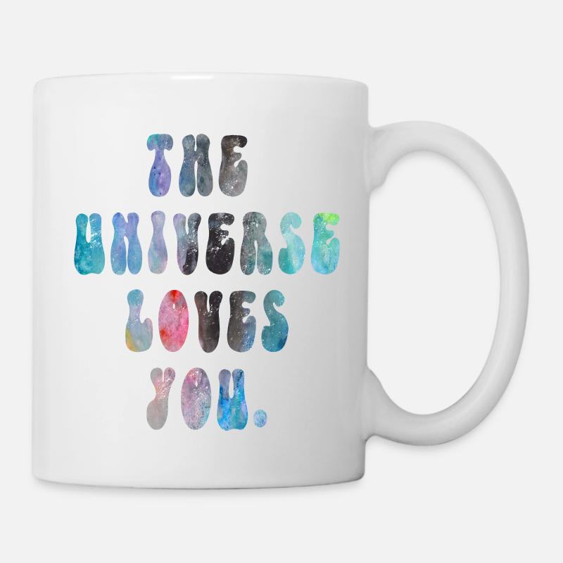 L’univers vous aime - Mug blanc - blanc
