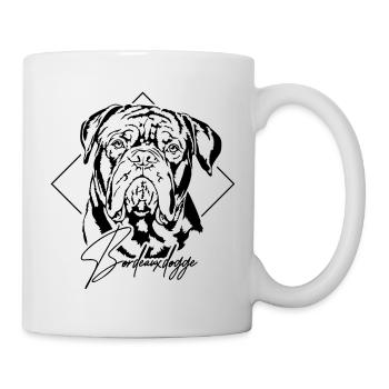 BORDEAUXDOGGE Portrait Hunde Wilsigns - Tasse - Weiß - Rechts