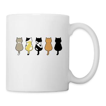 Funny Orange Cats/ Orange Cats are the best - Mug - white - Right