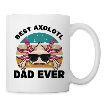 Axolotl als Haustier - Tasse - Weiß - Rechts