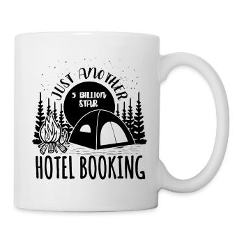 Camping sous les étoiles Camping Caravan Tente - Mug blanc - blanc - Droite