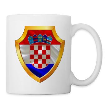 Kroatien Kroatien Hrvatska Zagreb Fußball Modric - Tasse - Weiß - Rechts