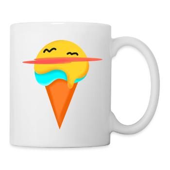 Sommer-Eis - Tasse - Weiß - Rechts
