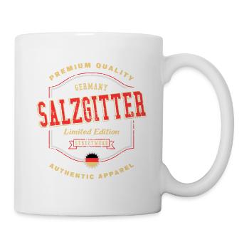 Salzgitter Germany City Font Vintage Retro - Mug - white - Right