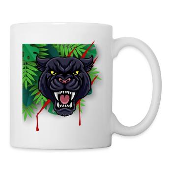 Panther - Tasse - Weiß - Rechts