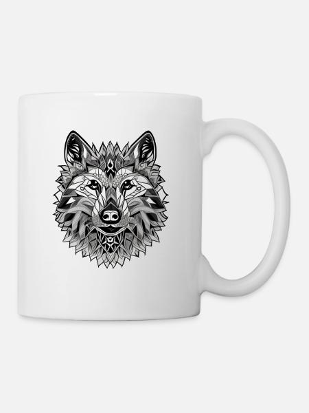Lone Wolve - Tasse - Weiß