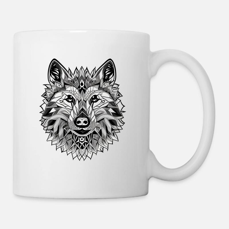 Lone Wolve - Tasse - Weiß